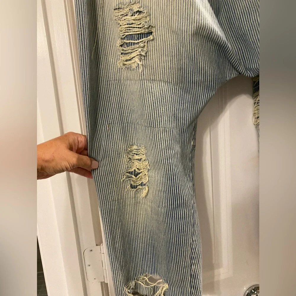 Magnolia Pearl minor striped denim harem jeans - Picture 7 of 8